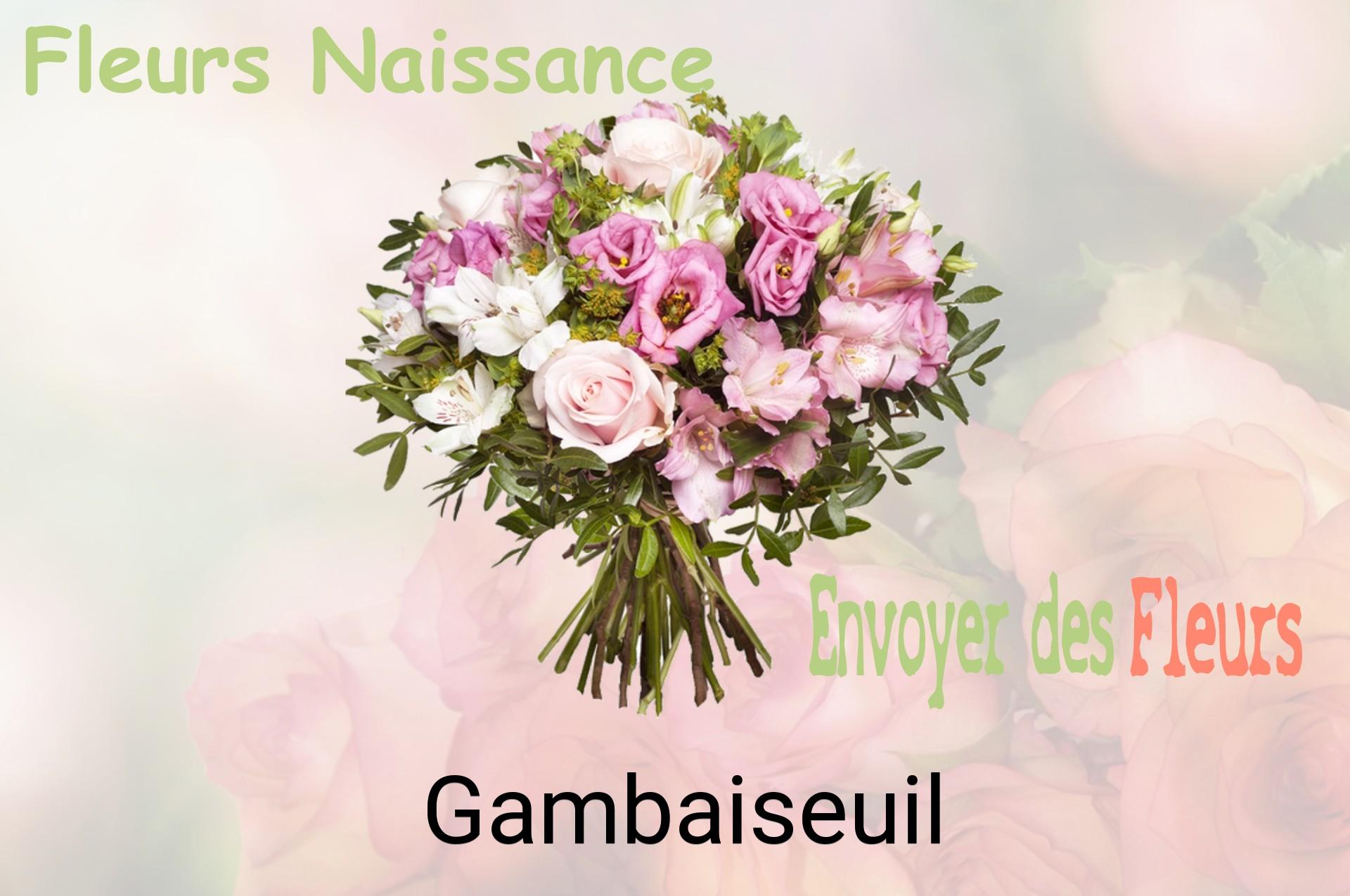 Bouquet de fleurs de naissance livré à Gambaiseuil
